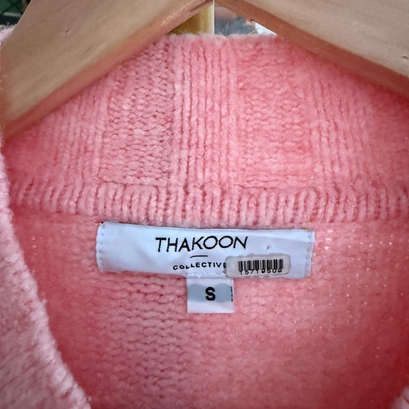 Thakoon Soft Pink Turtleneck Sweater - Picture 2 of 5
